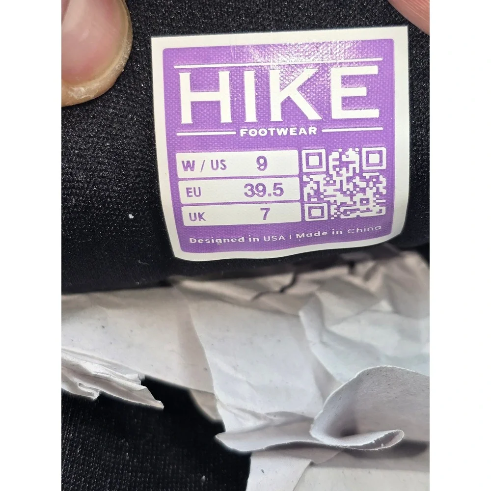 NWT Hike Footwear Wave Sneakers Black Pink Barefoot Minimalist Shoes Womens 9